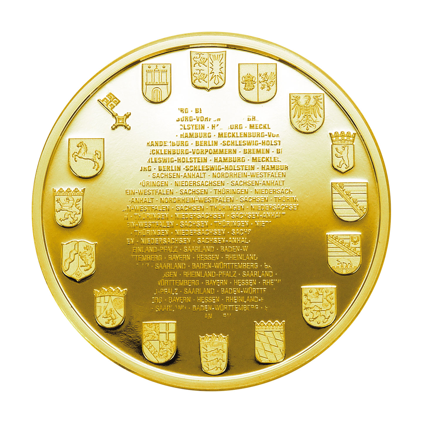 Medaille 100 Jahre Bauhaus Gold Munzen Lesershop