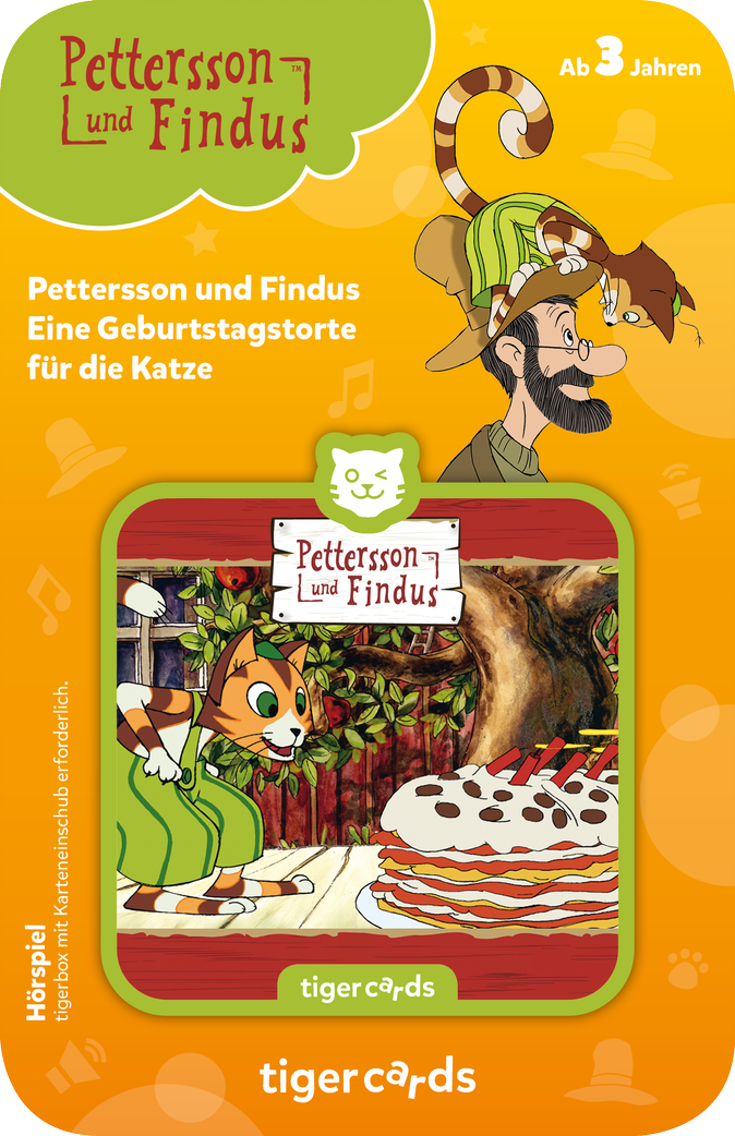 Tigercard Pettersson Und Findus Folge 1 Eine Geburtstagstorte Fur Die Katze Tigerbox Lesershop